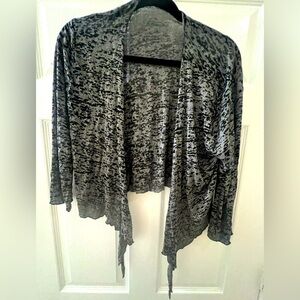 Comfy USA Gray Patterned Women's Cardigan